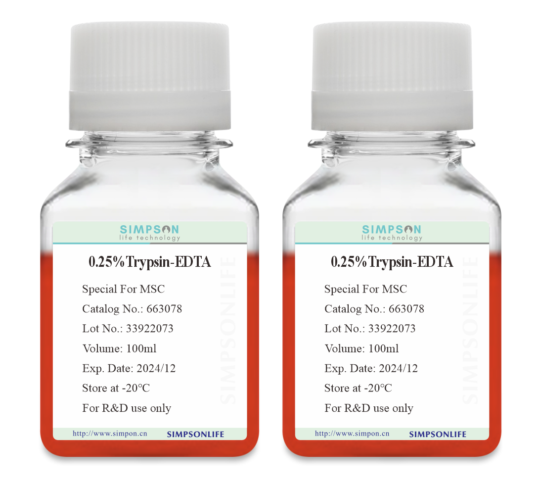 0.25% Trypsin-EDTA，含酚红